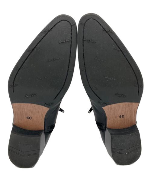 Whoop-de-doo（フープディドゥ）Whoop-de-doo (フープディドゥ) サイドジップブーツ ブラック サイズ:40の古着・服飾アイテム