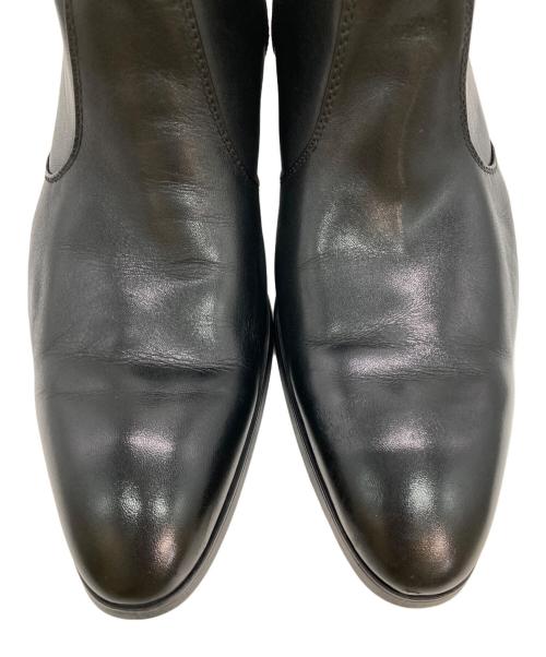 Whoop-de-doo（フープディドゥ）Whoop-de-doo (フープディドゥ) サイドジップブーツ ブラック サイズ:40の古着・服飾アイテム