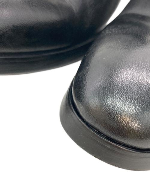 Whoop-de-doo（フープディドゥ）Whoop-de-doo (フープディドゥ) サイドジップブーツ ブラック サイズ:40の古着・服飾アイテム