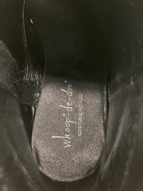 Whoop-de-doo（フープディドゥ）Whoop-de-doo (フープディドゥ) サイドジップブーツ ブラック サイズ:40の古着・服飾アイテム