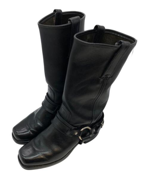 FRYE（フライ）FRYE (フライ) ENGINEER Boots ブラック サイズ:7 1/2Mの古着・服飾アイテム