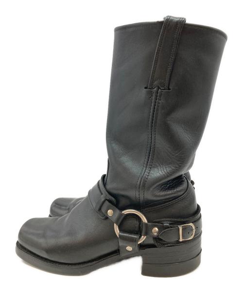 FRYE（フライ）FRYE (フライ) ENGINEER Boots ブラック サイズ:7 1/2Mの古着・服飾アイテム