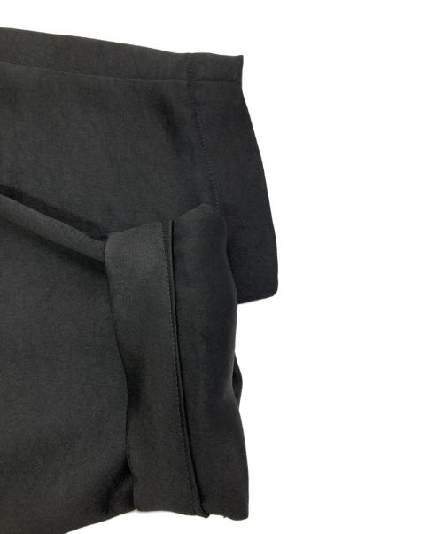 Curensology（カレンソロジー）Curensology (カレンソロジー) Curensology ダブルサテンタックパンツ ブラック サイズ:Freeの古着・服飾アイテム