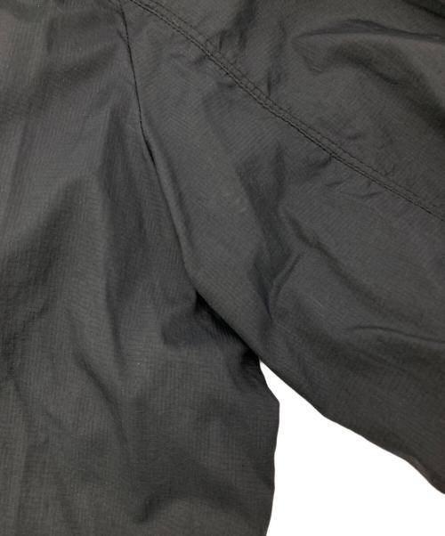 EMPORIO ARMANI（エンポリオ アルマーニ）EMPORIO ARMANI (エンポリオ アルマーニ) レザードッキングジップブルゾン ブラック×ネイビー サイズ:46の古着・服飾アイテム