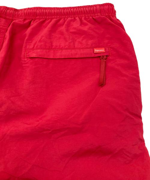 SUPREME（シュプリーム）SUPREME (シュプリーム) Logo Applique Water Short レッド サイズ:Mの古着・服飾アイテム