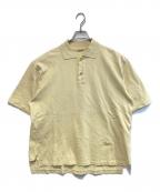 AURALEEオーラリー）の古着「SUPER FINE COTTON SALT SHRINK PIQUE BIG POLO」｜イエロー