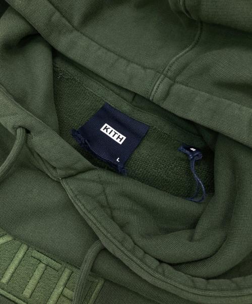 KITH（キス）KITH (キス) CYBER MONDAY HOODIE グリーン サイズ:Lの古着・服飾アイテム