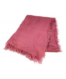 ASAUCE MELER（アソースメレ）の古着「リネンストール」｜ピンク