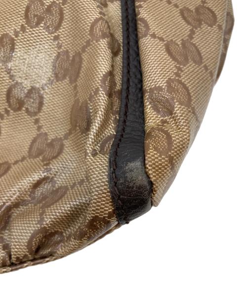 GUCCI（グッチ）GUCCI (グッチ) GGクリスタル アビー ワンショルダーバッグ ベージュの古着・服飾アイテム