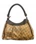 GUCCI (グッチ) GGクリスタル アビー ワンショルダーバッグ ベージュ：50000円