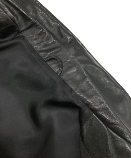 LANVIN STUDIO（ランバンスタジオ）LANVIN STUDIO (ランバンスタジオ) レザーカーコート ブラック サイズ:不明の古着・服飾アイテム