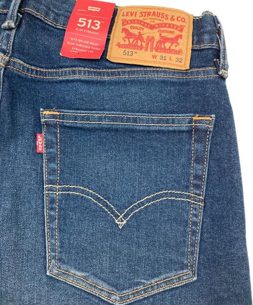 LEVI'S（リーバイス）LEVI'S (リーバイス) 513デニムパンツ インディゴ サイズ:31×32 未使用品の古着・服飾アイテム
