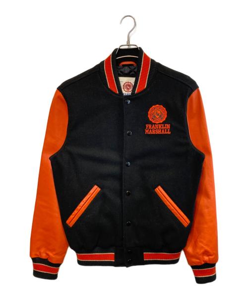 Franklin & Marshall（フランクリン＆マーシャル）Franklin & Marshall (フランクリン＆マーシャル) スタジャン ブラック×オレンジ サイズ:Lの古着・服飾アイテム