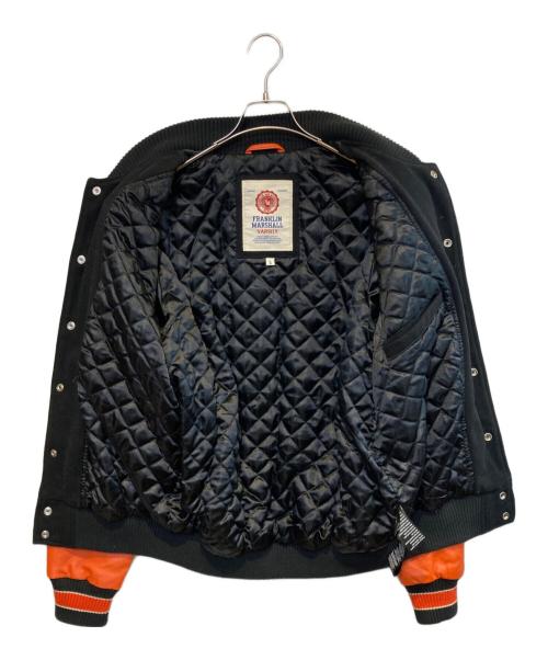 Franklin & Marshall（フランクリン＆マーシャル）Franklin & Marshall (フランクリン＆マーシャル) スタジャン ブラック×オレンジ サイズ:Lの古着・服飾アイテム