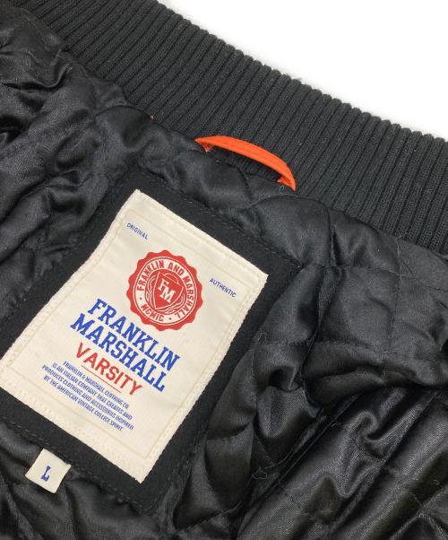 Franklin & Marshall（フランクリン＆マーシャル）Franklin & Marshall (フランクリン＆マーシャル) スタジャン ブラック×オレンジ サイズ:Lの古着・服飾アイテム