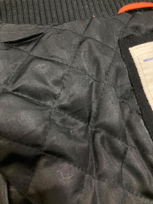 Franklin & Marshall（フランクリン＆マーシャル）Franklin & Marshall (フランクリン＆マーシャル) スタジャン ブラック×オレンジ サイズ:Lの古着・服飾アイテム