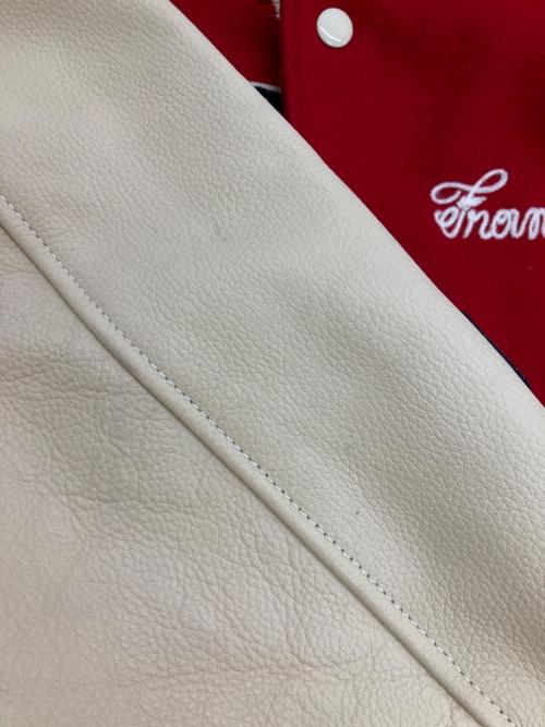 Franklin & Marshall（フランクリン＆マーシャル）Franklin & Marshall (フランクリン＆マーシャル) スタジャン レッド×ベージュ サイズ:Lの古着・服飾アイテム