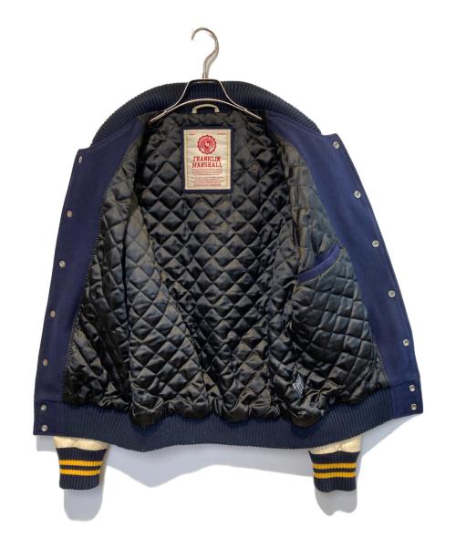 Franklin & Marshall（フランクリン＆マーシャル）Franklin & Marshall (フランクリン＆マーシャル) スタジャン ネイビー×ベージュ サイズ:Lの古着・服飾アイテム