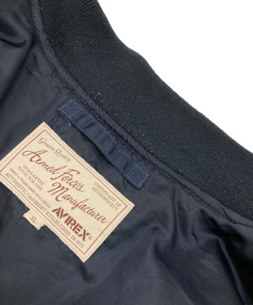 AVIREX（アヴィレックス）AVIREX (アヴィレックス) L-2 U.S.A.F.A. PATCHED  フライトジャケット ネイビー サイズ:XLの古着・服飾アイテム
