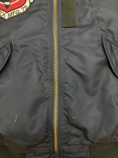 AVIREX（アヴィレックス）AVIREX (アヴィレックス) L-2 U.S.A.F.A. PATCHED  フライトジャケット ネイビー サイズ:XLの古着・服飾アイテム