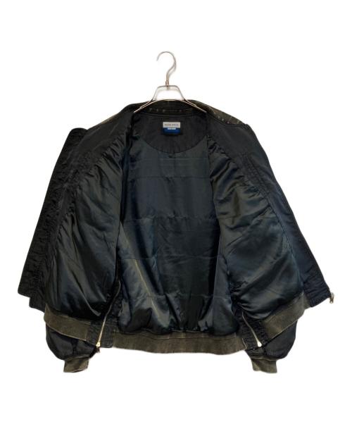 MAISON SPECIAL（メゾンスペシャル）MAISON SPECIAL (メゾンスペシャル) Prime-Over Vintage Like Nylon MA-1 Bomber Jacket ブラック サイズ:02の古着・服飾アイテム