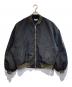 MAISON SPECIAL（メゾンスペシャル）の古着「Prime-Over Vintage Like Nylon MA-1 Bomber Jacket」｜ブラック