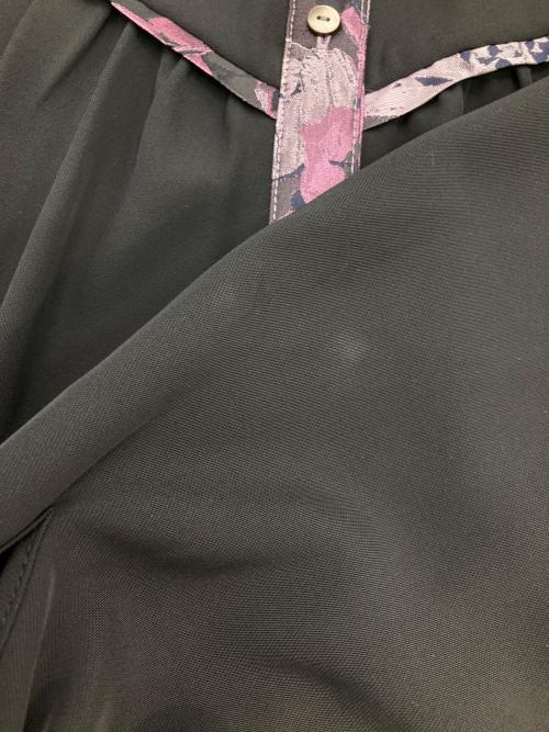 HARE（ハレ）HARE (ハレ) アートジャガードシャツ ブラック×パープル サイズ:Freeの古着・服飾アイテム