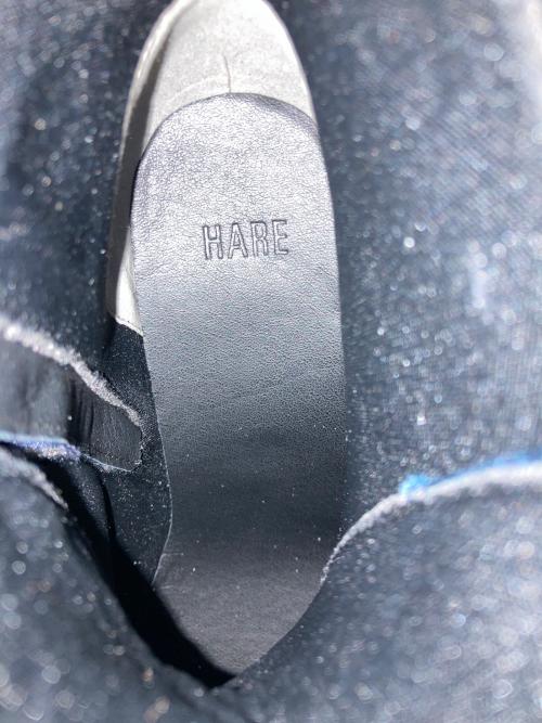 HARE（ハレ）HARE (ハレ) メタルチャイナパーツブーツ ネイビー サイズ:L（24.0〜24.5cm相当) 未使用品の古着・服飾アイテム