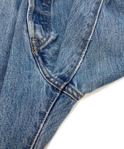 BASICK（ベイシックス）BASICK (ベイシックス) Heart Stitch Damage Denim インディゴ サイズ:Lの古着・服飾アイテム