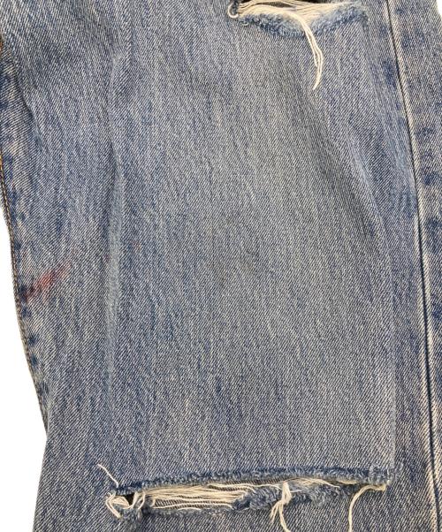 BASICK（ベイシックス）BASICK (ベイシックス) Heart Stitch Damage Denim インディゴ サイズ:Lの古着・服飾アイテム