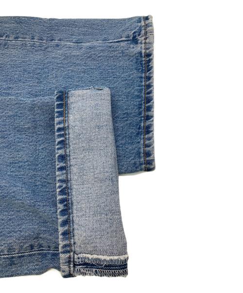 BASICK（ベイシックス）BASICK (ベイシックス) Heart Stitch Damage Denim インディゴ サイズ:Lの古着・服飾アイテム