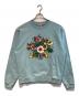 KENZO（ケンゾー）の古着「Bouquet Classic Crew Sweat」｜スカイブルー