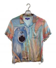 FUCKING AWESOME（ファッキンオーサム）の古着「Blue Dog Club Shirt」｜ブルー×ピンク