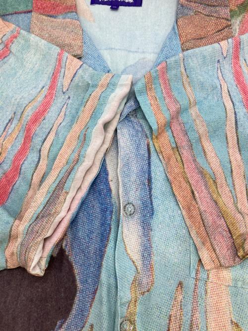 FUCKING AWESOME（ファッキンオーサム）FUCKING AWESOME (ファッキンオーサム) Blue Dog Club Shirt ブルー×ピンク サイズ:XLの古着・服飾アイテム