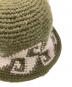 中古・古着 stussy (ステューシー) WAVES KNIT BUCKET HAT オリーブ：5000円