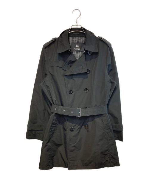 BURBERRY BLACK LABEL（バーバリーブラックレーベル）BURBERRY BLACK LABEL (バーバリーブラックレーベル) トレンチコート ブラック サイズ:Lの古着・服飾アイテム