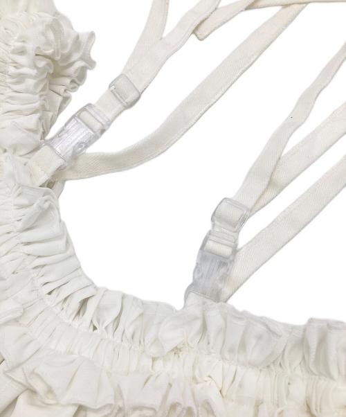 S / ile（シール）S / ile  (シール) フリルビスチェ ホワイト サイズ:Free 未使用品の古着・服飾アイテム