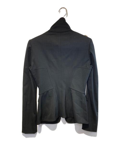 GUCCI（グッチ）GUCCI (グッチ) スタンドカラージップアップジャケット ブラック サイズ:38の古着・服飾アイテム