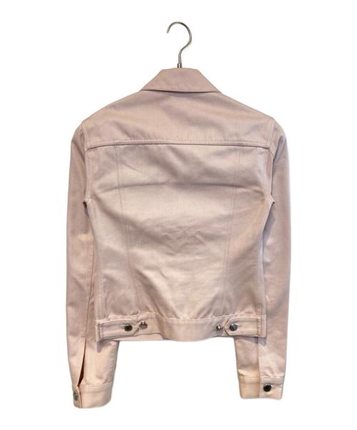 Yves Saint Laurent（イヴサンローラン）Yves Saint Laurent (イヴサンローラン) トラッカージャケット ピンク サイズ:34の古着・服飾アイテム