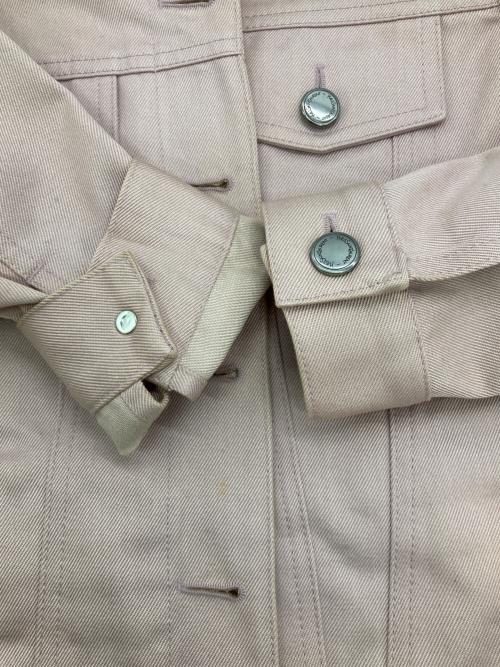 Yves Saint Laurent（イヴサンローラン）Yves Saint Laurent (イヴサンローラン) トラッカージャケット ピンク サイズ:34の古着・服飾アイテム