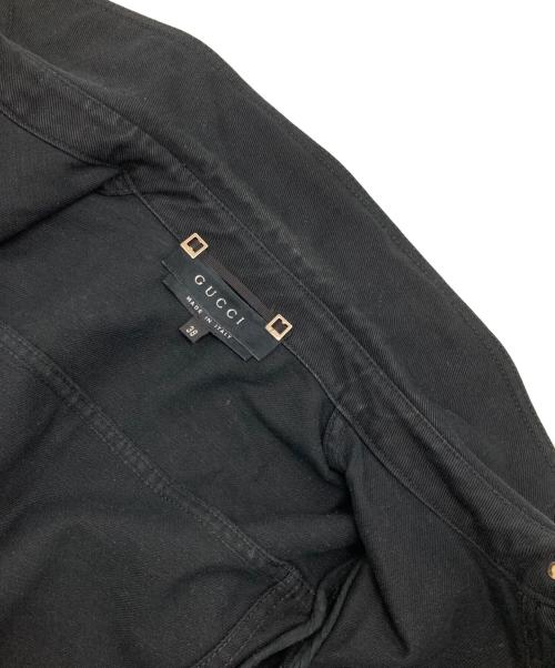 GUCCI（グッチ）GUCCI (グッチ) トラッカージャケット ブラック サイズ:38の古着・服飾アイテム