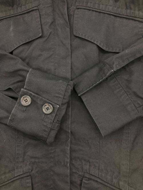 GUCCI（グッチ）GUCCI (グッチ) スタンドカラーギャザーコート ブラック サイズ:38の古着・服飾アイテム