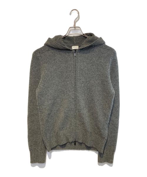 Saint Laurent Paris（サンローランパリ）Saint Laurent Paris (サンローランパリ) キャメルニットジップフーディ グレー サイズ:Sの古着・服飾アイテム