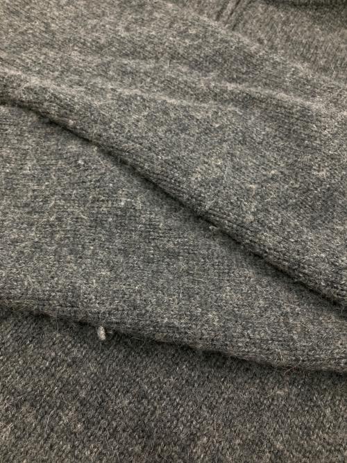 Saint Laurent Paris（サンローランパリ）Saint Laurent Paris (サンローランパリ) キャメルニットジップフーディ グレー サイズ:Sの古着・服飾アイテム