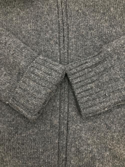 Saint Laurent Paris（サンローランパリ）Saint Laurent Paris (サンローランパリ) キャメルニットジップフーディ グレー サイズ:Sの古着・服飾アイテム