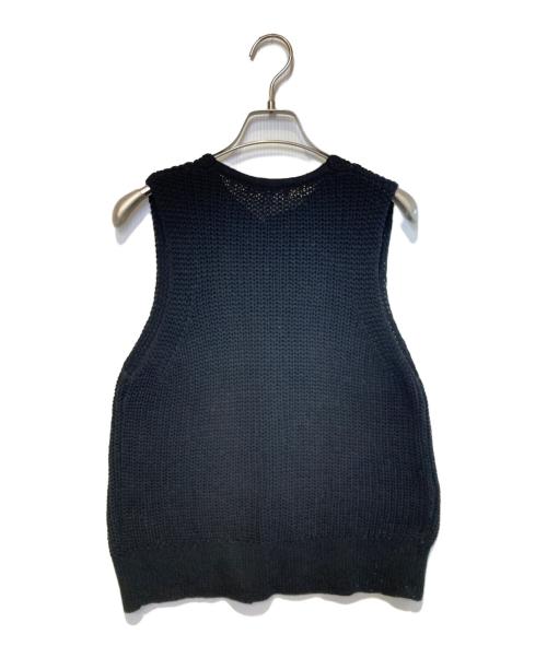 Drawing Numbers（ドローイングナンバーズ）Drawing Numbers (ドローイングナンバーズ) ビッグボタンベスト ブラック サイズ:38の古着・服飾アイテム