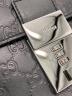 中古・古着 GUCCI (グッチ) グッチシマGGブリーフケース ブラック：40000円