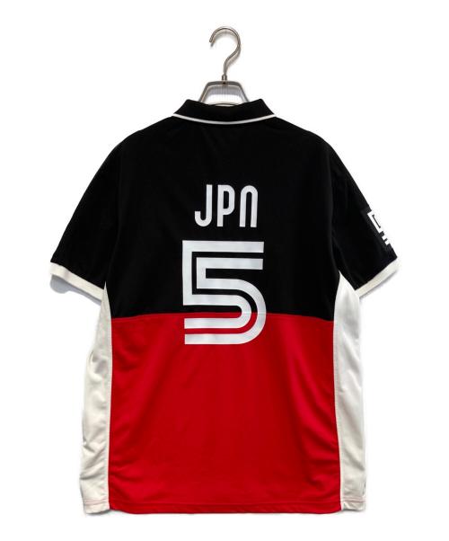 POLO SPORT（ポロスポーツ）POLO SPORT (ポロスポーツ) ポロシャツ ブラック×レッド サイズ:Lの古着・服飾アイテム