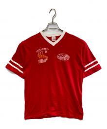 SPONT-T by sted man（ステッドマン）の古着「［古着］プリントTシャツ」｜レッド