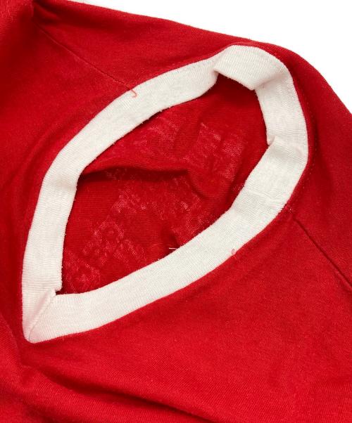 SPONT-T by sted man（ステッドマン）SPONT-T by sted man (ステッドマン) ［古着］プリントTシャツ レッド サイズ:Lの古着・服飾アイテム